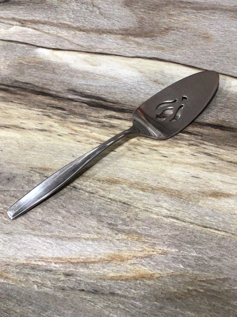 Vintage Rogers Stainless Steel Pie Cake Server 8.75” Dessert Serving Utensil